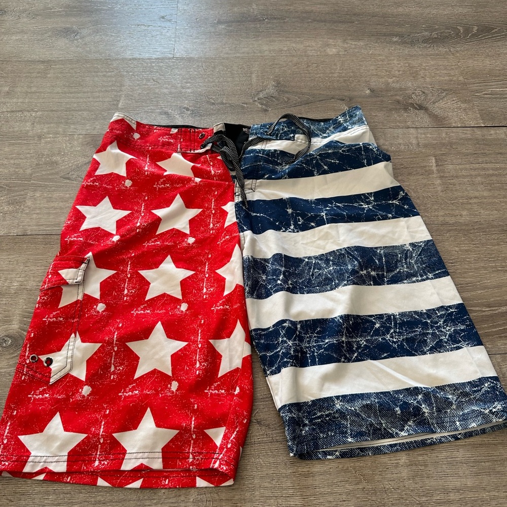 Joe Boxer American Flag Bathing Suit
